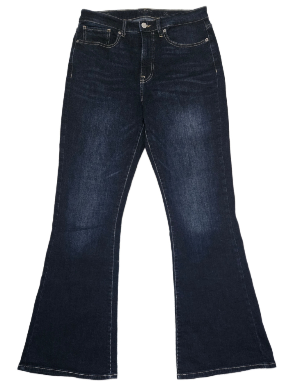 ​Lucky Brand Stevie High Rise Flare Jeans Dark Wash Size 10/30 Boho Retro